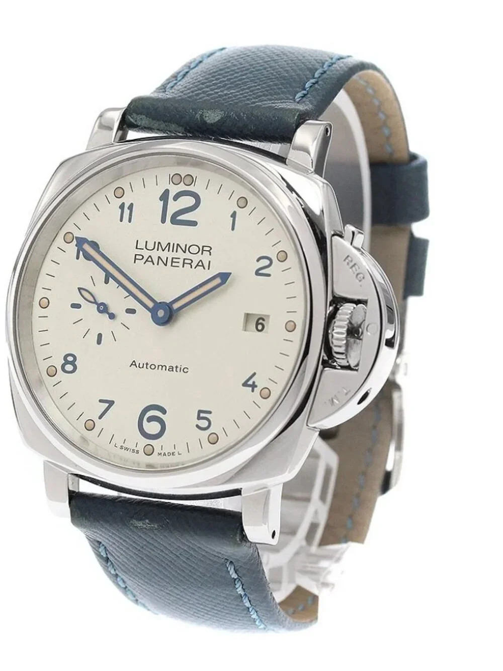 PANERAI Luminor Due 3 Days Achaio PAM00906 Silver Dial Automatic Men's _956103